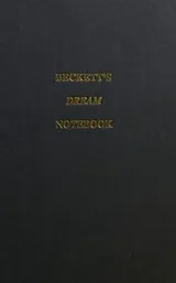 Cover of Beckett's dream notebook