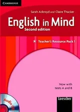 Cover of English in Mind 1 Teacher's Resource Pack with Audio CD 1