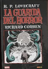 Cover of La Guarida Del Horror. H.P. Lovecraft