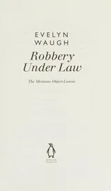 Cover of Robbery under Law