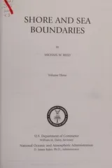 Cover of Shore and Sea Boundaries; Volume Three