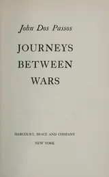 Cover of Journeys between wars