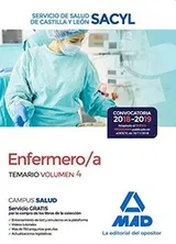 Cover of Enfermero/a del Servicio de Salud de Castilla y León . Temario volumen 4