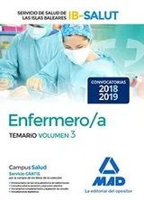 Cover of Enfermero/a del Servicio de Salud de las Illes Balears .Temario volumen 3
