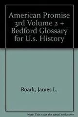 Cover of American Promise 3e V2 & Bedford Glossary for U.S. History