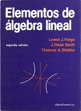 Cover of elementos algebra lineal 2a ed