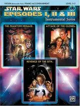 Cover of Star Wars Episodes I, II and III Instrumental Solos for Strings