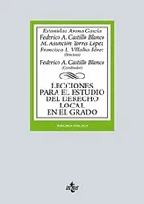Cover of Lecciones para el estudio del derecho local en el grado