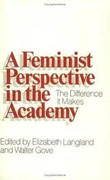 Cover of A Feminist perspective in the academy