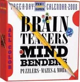 Cover of Brainteasers, Mind Benders, Puzzlers, Mazes & More Page-A-Day Calendar 2008