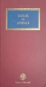 Cover of Taylor on Appeals (Criminal Law Library)