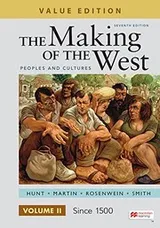 Cover of Loose-Leaf Version for the Making of the West, Value Edition, Volume 2