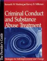 Cover of Criminal conduct & substance abuse treatment