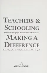 Cover of Teachers & schooling making a difference