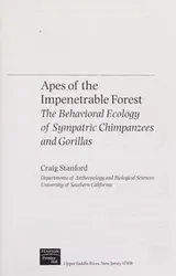 Cover of Apes of the impenetrable forest