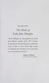 Cover of The Trials of Lady Jane Douglas