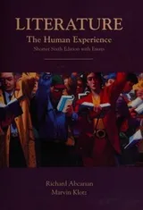 Cover of Literature, the human experience. Shorter Sixth Edition with Essays