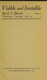 Cover of Visible and invisible