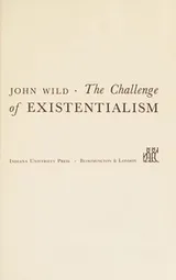 Cover of The challenge of existentialism