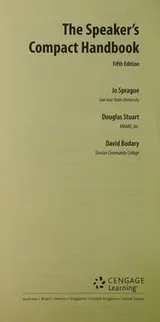 Cover of Speaker's Compact Handbook