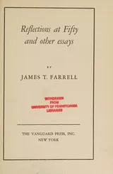Cover of Reflections at fifty