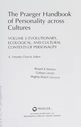 Cover of Praeger Handbook of Personality Across Cultures
