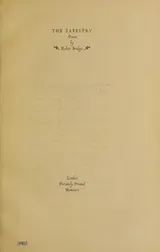 Cover of The tapestry