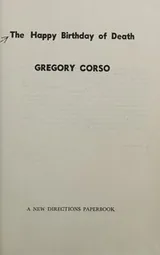 Cover of The happy birthday of death