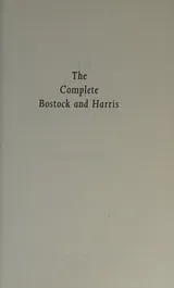 Cover of The complete Bostock and Harris