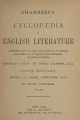 Cover of Chambers's Cyclopaedia of English literature