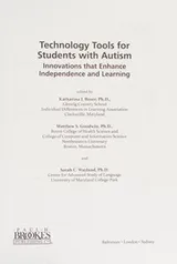 Cover of Technology Tools for Students with Autism