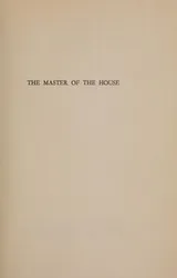 Cover of The master of the house
