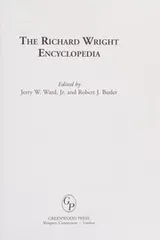 Cover of The Richard Wright Encyclopedia