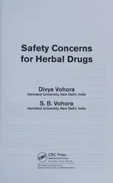 Cover of Safety Concerns for Herbal Drugs