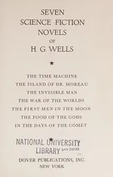 Cover of Seven science fiction novels of H.G. Wells