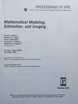 Cover of Mathematical modeling, estimation, and imaging