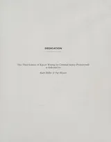Cover of Report writing for criminal justice professionals