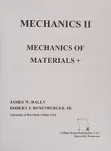 Cover of Mechanics II