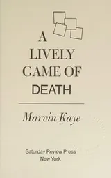 Cover of A lively game of death