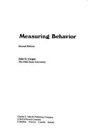 Cover of Measuring behavior