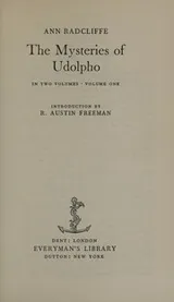 Cover of The Mysteries of Udolpho, Vol. 1 of 2