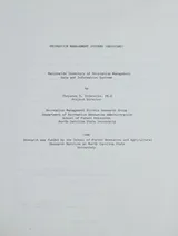 Cover of Nationwide inventory of recreation management data and information systems