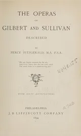 Cover of The operas of Gilbert and Sullivan