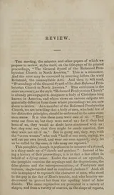Cover of Review of extracts of minutes and other papers, published by a meeting held in Eleventh Street, Philadelphia, August, 1833