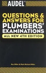 Cover of Audel questions and answers for plumbers' examinations