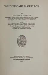 Cover of Wholesome marriage