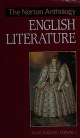 Cover of The Norton Anthology of English Literature -- Sixth Edition -- Volume 1