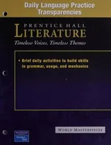 Cover of World Masterpeices -- Daily Language Practice Transparencies