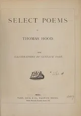 Cover of Select poems of Thomas Hood