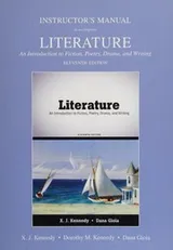 Cover of Instructor's Manual for Literature -- Eleventh Edition
